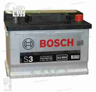 Аккумуляторы Аккумулятор Bosch S3 [0092S30040] 6СТ-53 Ач R EN500 А 242x175x175mm
