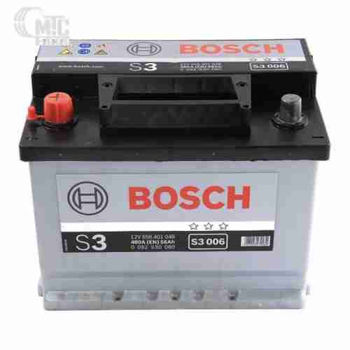 Аккумулятор Bosch S3 [0092S30060] 6СТ-56 Ач L EN480 А 242x175x190mm
