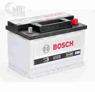 Аккумуляторы Аккумулятор Bosch S3 [0092S30080] 6СТ-70 Ач R EN640 А 278x175x190mm