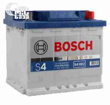 Аккумуляторы Аккумулятор Bosch S4 Silver [0092S40020] 6СТ-52 Ач R EN470 А 207x175x190mm