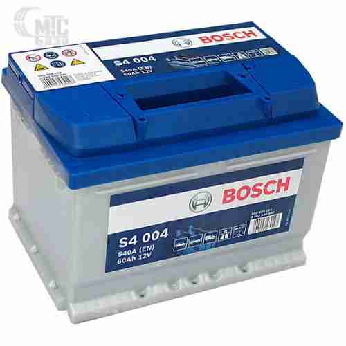 Аккумулятор Bosch S4 Silver [0092S40040] 6СТ-60 Ач R EN540 А 242x175x175mm