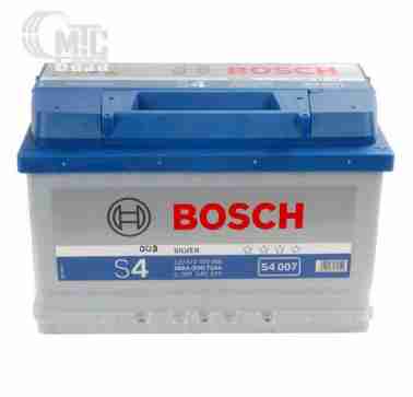 Аккумуляторы Аккумулятор Bosch S4 Silver [0092S40070] 6СТ-72 Ач R EN680 А 278x175x175mm