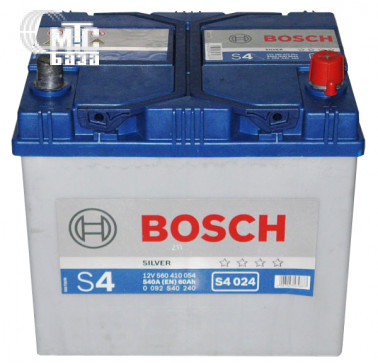 Аккумулятор Bosch S4 Silver Asia [0092S40240] 6СТ-60 Ач R EN540 А 232x173x225mm