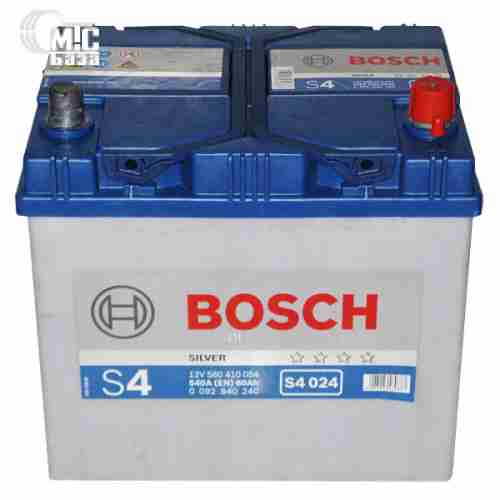 Аккумулятор Bosch S4 Silver Asia [0092S40240] 6СТ-60 Ач R EN540 А 232x173x225mm