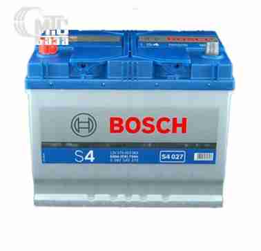 Аккумуляторы Аккумулятор Bosch S4 Silver Asia [0092S40270] 6СТ-70 Ач L EN630 А 261x175x220mm