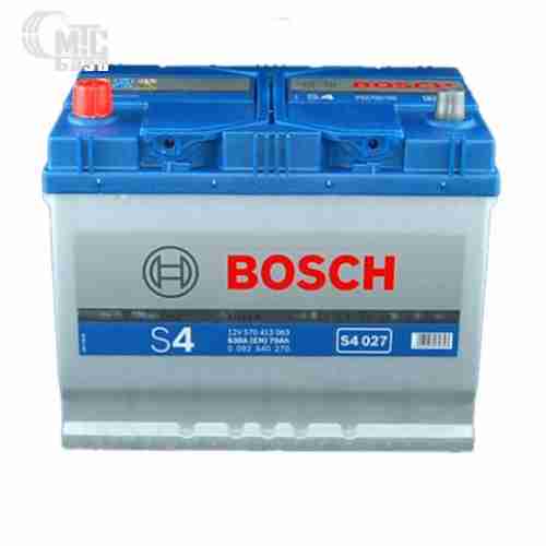 Аккумулятор Bosch S4 Silver Asia [0092S40270] 6СТ-70 Ач L EN630 А 261x175x220mm