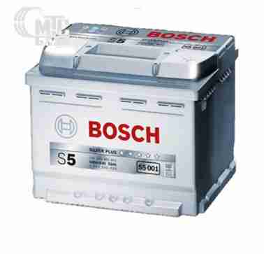 Аккумуляторы Аккумулятор Bosch S5 Silver Plus [0092S50010] 6СТ-52 Ач R EN520 А 207x175x175mm