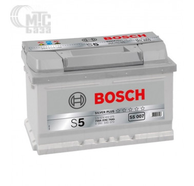 Аккумулятор Bosch S5 Silver Plus [0092S50070] 6СТ-74 Ач R EN750 А 278x175x175мм