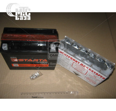 Аккумулятор  Starta AGM  [YTX4L-BS]  4 Ач R 12V EN45 А 113x70x86мм    