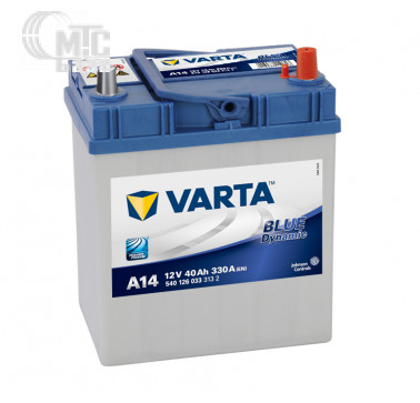 Аккумулятор Varta Blue Dynamic [540126033] 6СТ-40 Ач R EN330 А 187x127x227мм
