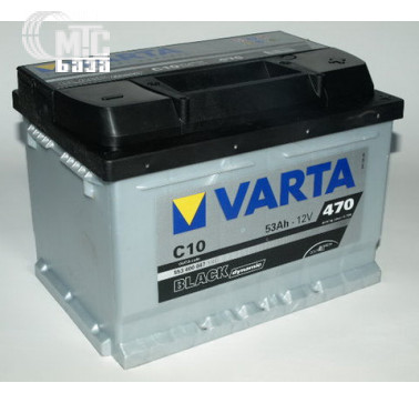 Аккумулятор Varta Black Dynamic [553400047] 6СТ-53 Ач R EN470 А 242x175x175мм
