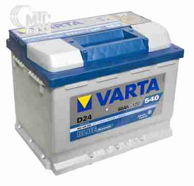 Аккумуляторы Аккумулятор Varta Blue Dynamic [560408054] 6СТ-60 Ач R EN540 А 242x175x190мм
