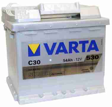 Аккумуляторы Аккумулятор Varta Silver Dynamic [554400053] 6СТ-54 Ач R EN530 А 207x175x190мм