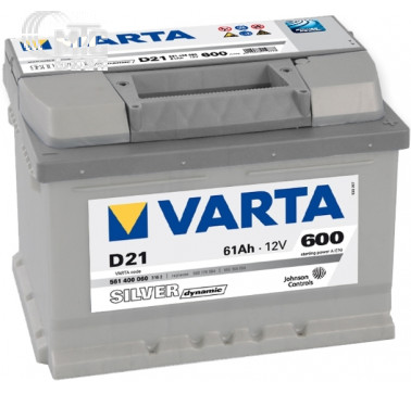Аккумулятор Varta Silver Dynamic [561400060] 6СТ-61 Ач R EN600 А 242x175x175мм