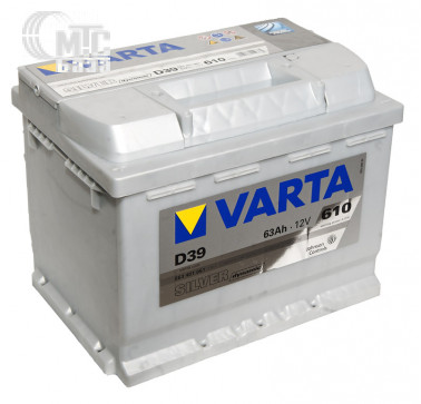 Аккумулятор Varta Silver Dynamic [563401061] 6СТ-63 Ач L EN610 А 242x175x190мм