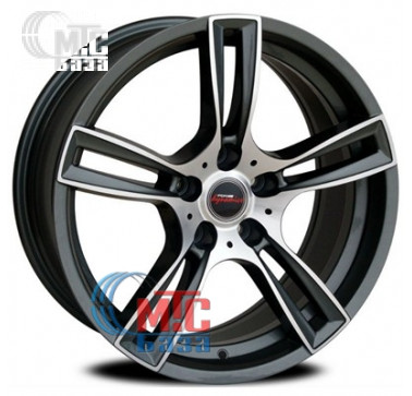 PDW 5058 TF-5 gun metal R16 W7 PCD5x108 ET45 DIA65.1