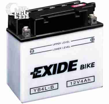 Аккумуляторы Аккумулятор на мотоцикл Exide Conventional [YB14L-B2] 6CT-14 Ач, пуск ток EN145 А 135x90x165мм