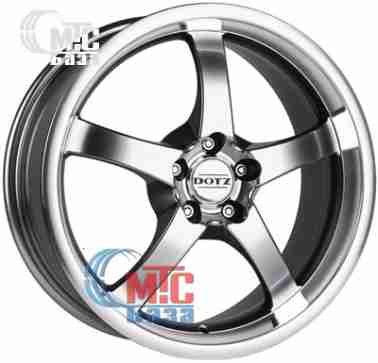 Диски Dotz Daytona black R17 W7.5 PCD5x112 ET35 DIA70.1
