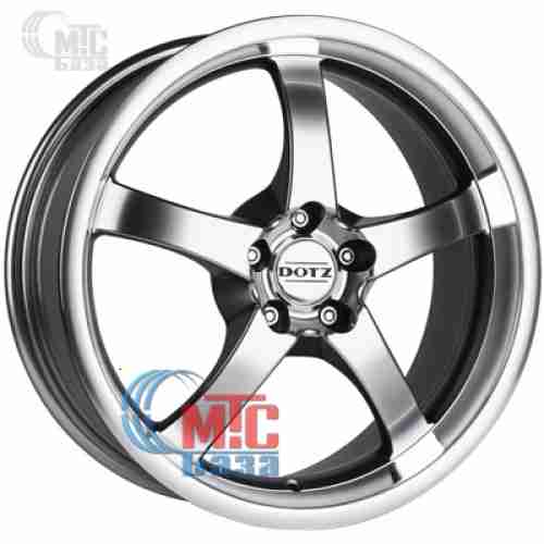 Dotz Daytona black R17 W7.5 PCD5x112 ET35 DIA70.1