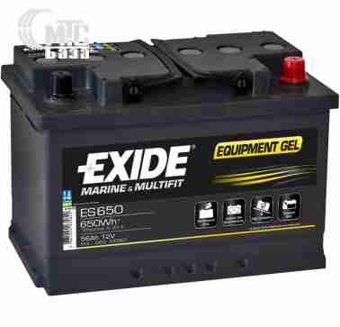Аккумуляторы Аккумулятор на водный транспорт 6CT-110 Exide Equipment Gel [ES1200] EN560 А 286x270x230мм