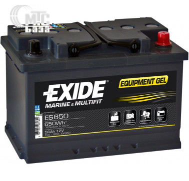 Аккумулятор на водный транспорт 6CT-110 Exide Equipment Gel [ES1200] EN560 А 286x270x230мм