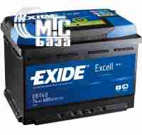 Аккумуляторы Аккумулятор Exide Excell 6CT-62  [EB621] EN540 А 242x175x190мм