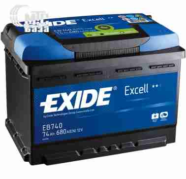 Аккумуляторы Аккумулятор Exide Excell 6CT-62  [EB621] EN540 А 242x175x190мм
