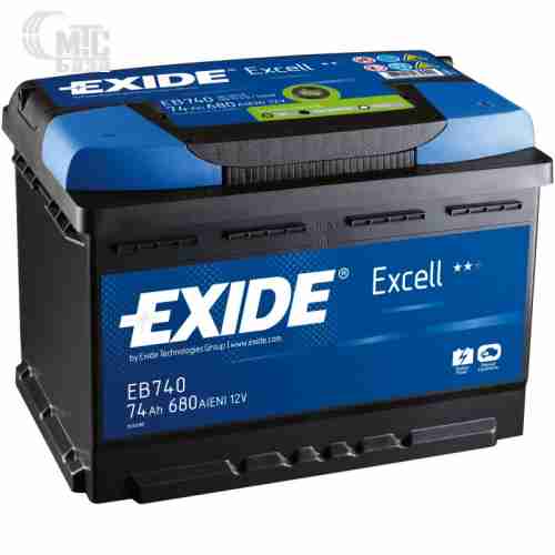 Аккумулятор Exide Excell 6CT-62  [EB621] EN540 А 242x175x190мм