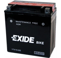 Аккумулятор на мотоцикл Exide Maintenance Free [YTX7A-BS] 6CT-6 Ач , пуск ток EN90 А 150x87x93мм