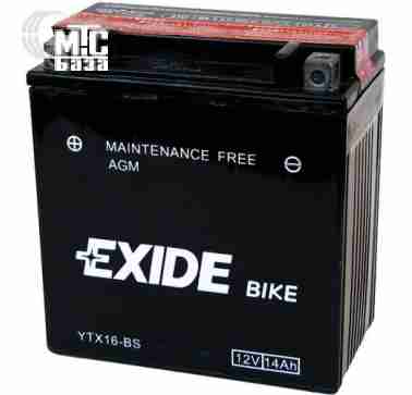 Аккумуляторы Аккумулятор на мотоцикл Exide Maintenance Free [YTX7A-BS] 6CT-6 Ач , пуск ток EN90 А 150x87x93мм