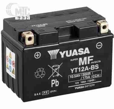 Аккумуляторы Аккумулятор на мотоцикл GS Yuasa Maintenance Free [YT12A-BS] 6СТ-11 Ач L EN175 А 150x87x105мм