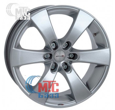Mak Quark 6 silver R17 W7.5 PCD6x139.7 ET30 DIA67.1