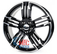 Ronal R57 7,5x17 5x112 ET48 DIA76 (black machined face)