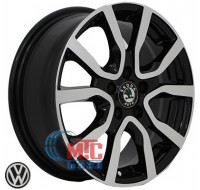 Replica Skoda (7365) BP R15 W6 PCD5x100 ET40 DIA57.1