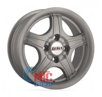 Disla Star silver R13 W5.5 PCD4x100 ET30 DIA67.1