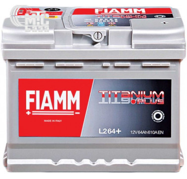 Аккумулятор FIAMM Titanium Plus [575 150 073] 6СТ-75 Ач R EN730 А 278x175x175мм