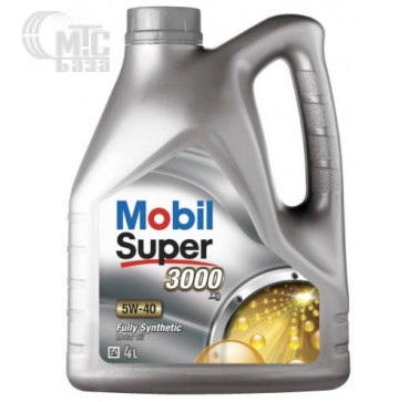 Моторное масло MOBIL Super 3000 X1 5W-40 4L