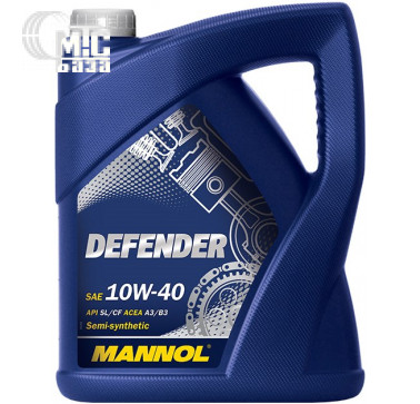 Моторное масло Mannol Defender 10W-40 5L