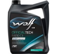 Масла Моторное масло WOLF Officialtech 5W-30 C3 4L Масла Моторное масло WOLF Officialtech 5W-30 C3 4L