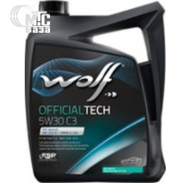 Моторное масло WOLF Officialtech 5W-30 C3 4L