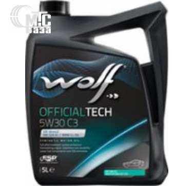 Моторное масло WOLF Officialtech 5W-30 C3 5L