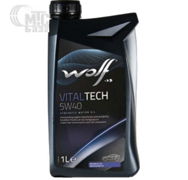 Моторное масло WOLF Vitaltech 5W-40 1L