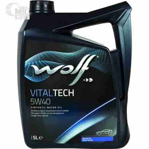 Моторное масло WOLF Vitaltech 5W-40 5L