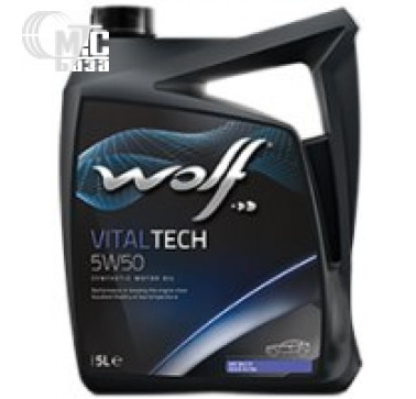 Моторное масло WOLF Vitaltech 5W-50 5L