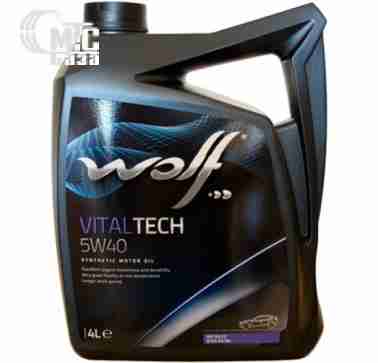 Масла Моторное масло WOLF Vitaltech 5W-40 4L