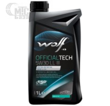 Моторное масло WOLF Officialtech 5W-30 LL-III 1L