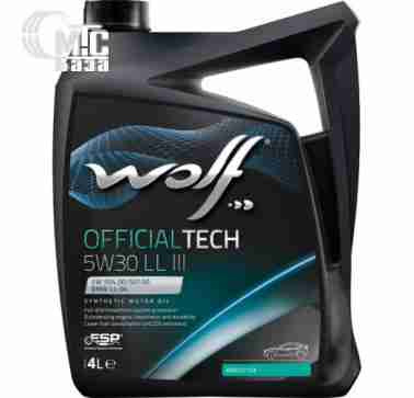 Масла Моторное масло WOLF Officialtech 5W-30 LL-III 4L