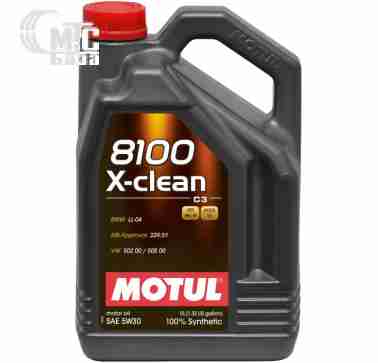 Масла Моторное масло Motul 8100 X-clean 5W-30 5L