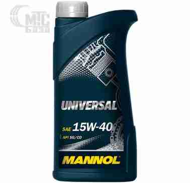 Масла Моторное масло Mannol Universal 15W-40 1L