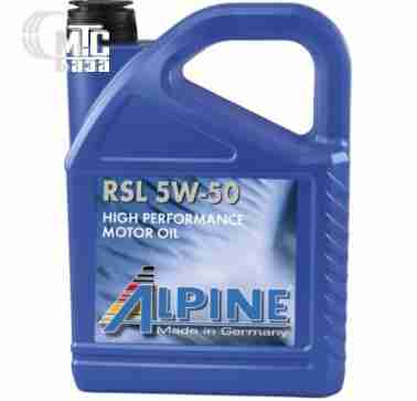 Масла Моторное масло Alpine RSL 5W-50 4L